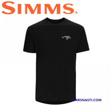 Футболка Simms Square Bill T-Shirt Black размер XL